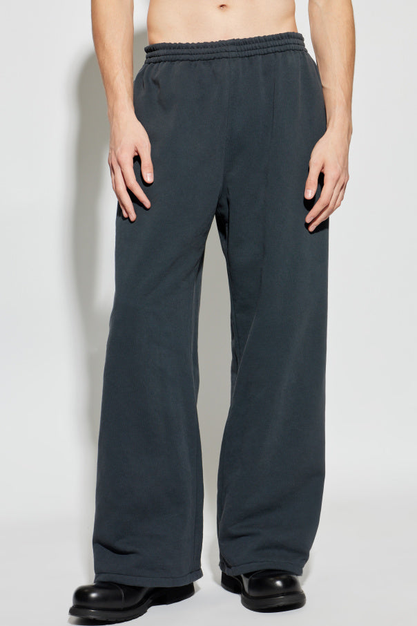 Balenciaga BLACK Trousers with logo 6