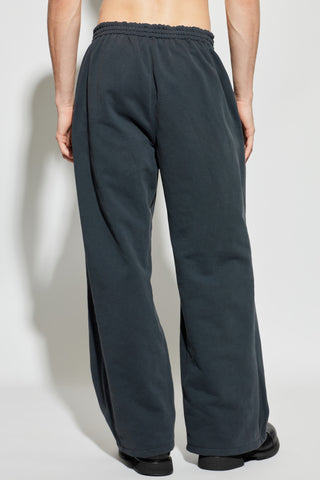 Balenciaga BLACK Trousers with logo 7