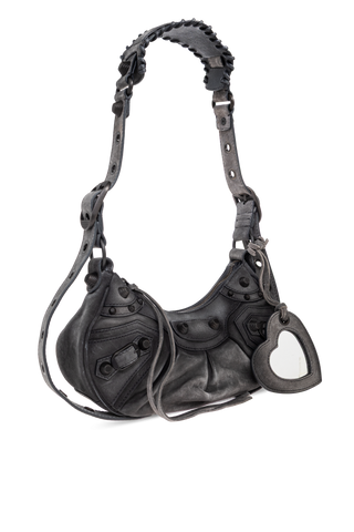 Balenciaga GREY Shoulder bag `Le Cagole XS` 4
