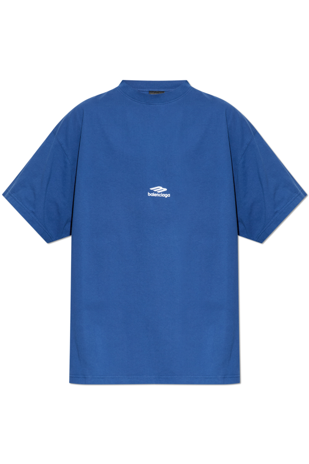 Balenciaga BLUE T-shirt from the 'Skiwear' collection 1