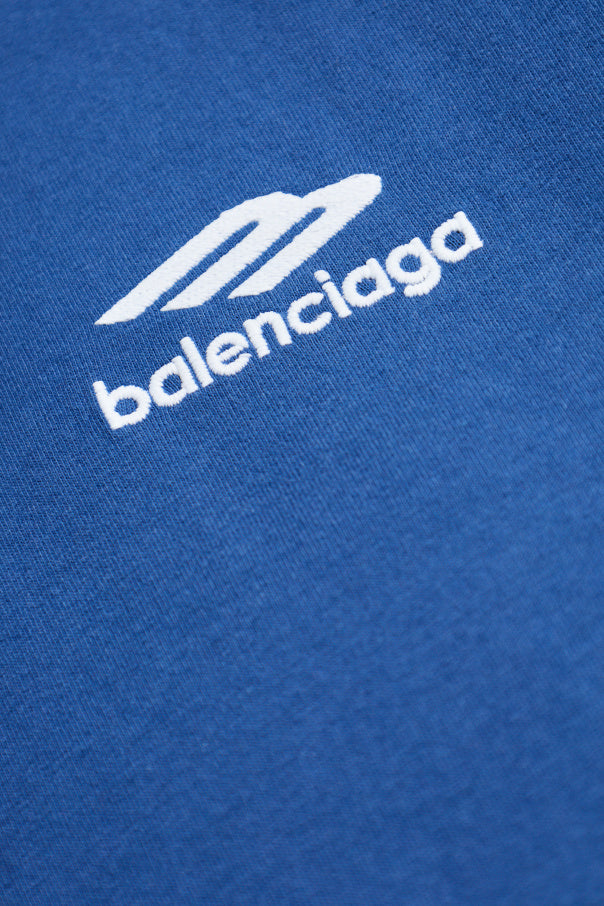 Balenciaga BLUE T-shirt from the 'Skiwear' collection 5