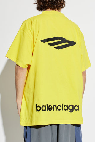 Balenciaga YELLOW T-shirt from the 'Skiwear' collection 4