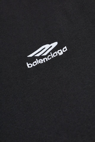 Balenciaga BLACK T-shirt from the ‘Skiwear’ collection 5
