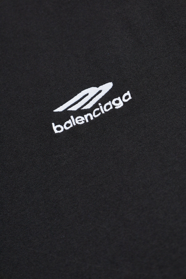 Balenciaga BLACK T-shirt from the ‘Skiwear’ collection 5
