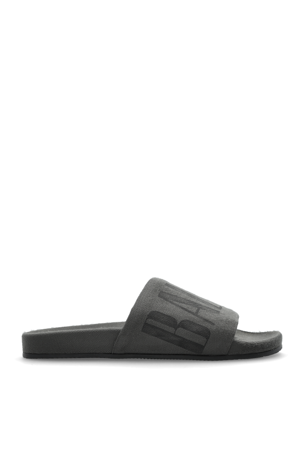 Balenciaga GREY Flip-flops with logo 1