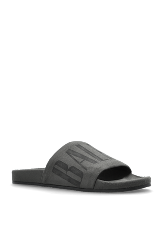 Balenciaga GREY Flip-flops with logo 4