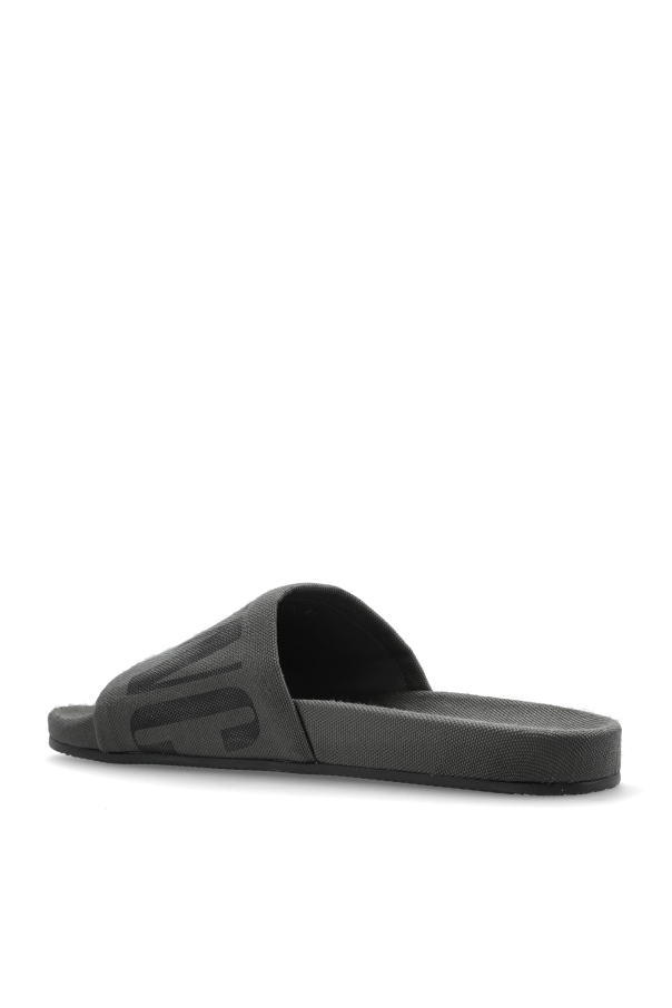 Balenciaga GREY Flip-flops with logo 5