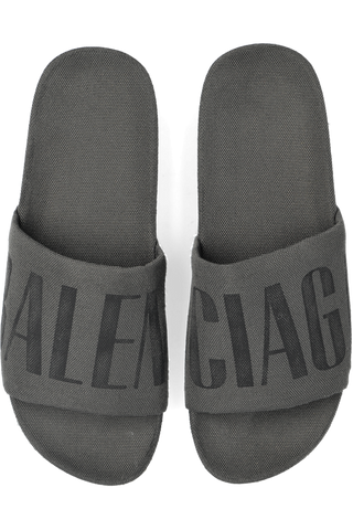 Balenciaga GREY Flip-flops with logo 6
