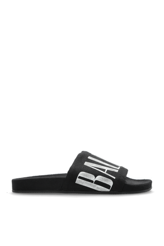 Balenciaga BLACK Flip-flops with logo 1