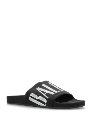 Balenciaga BLACK Flip-flops with logo 4