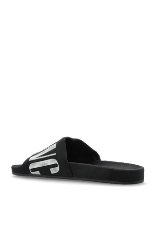 Balenciaga BLACK Flip-flops with logo 5