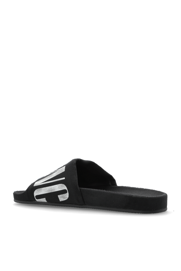 Balenciaga BLACK Flip-flops with logo 5