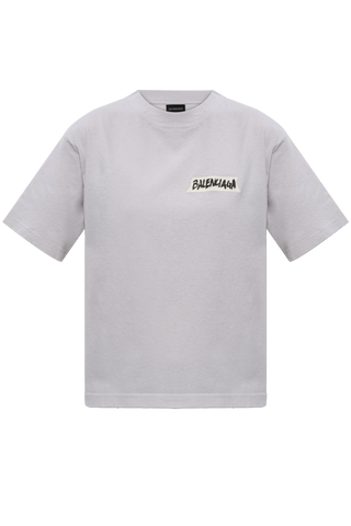 Balenciaga GREY T-shirt with vintage effect 1