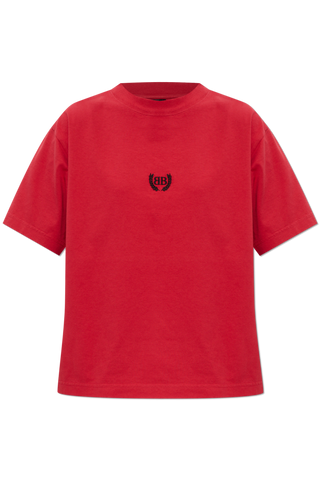 Balenciaga RED T-shirt with patch 1