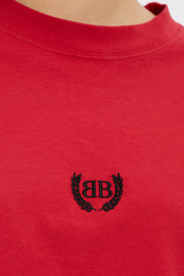 Balenciaga RED T-shirt with patch 5