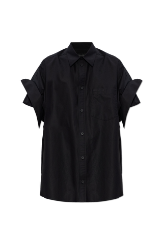 Balenciaga BLACK Shirt with logo 1