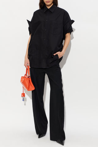 Balenciaga BLACK Shirt with logo 2