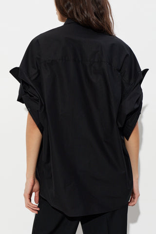 Balenciaga BLACK Shirt with logo 4