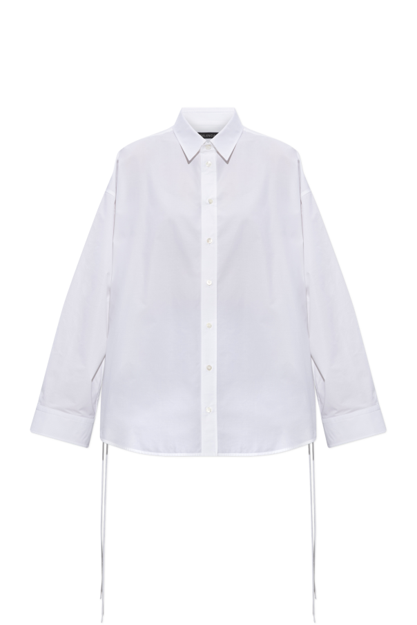 Balenciaga WHITE Oversize-cut shirt 1