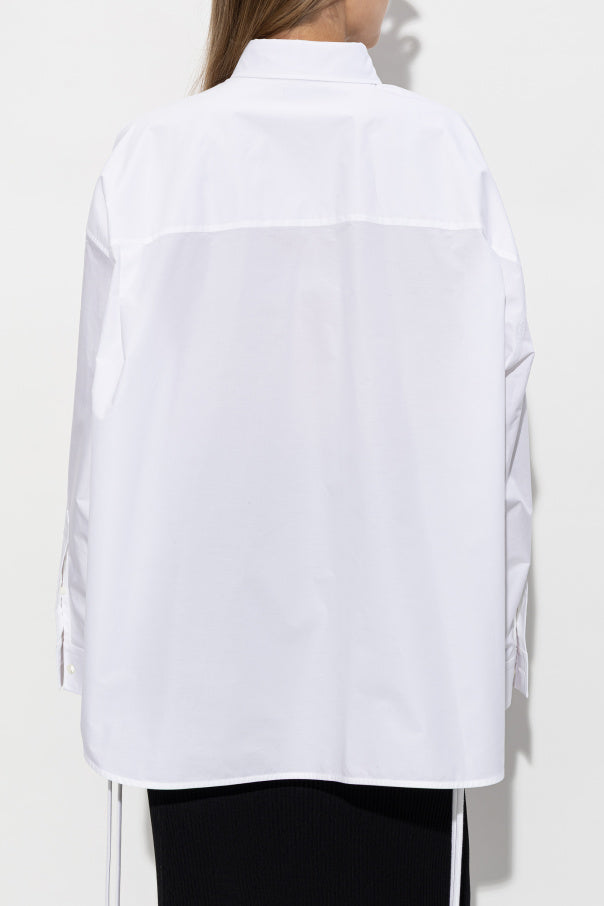 Balenciaga WHITE Oversize-cut shirt 4