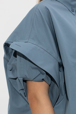 Balenciaga BLUE Shirt with pocket 5