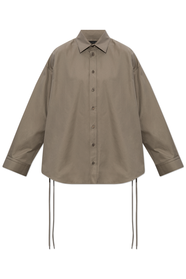 Balenciaga GREEN Oversized shirt 1