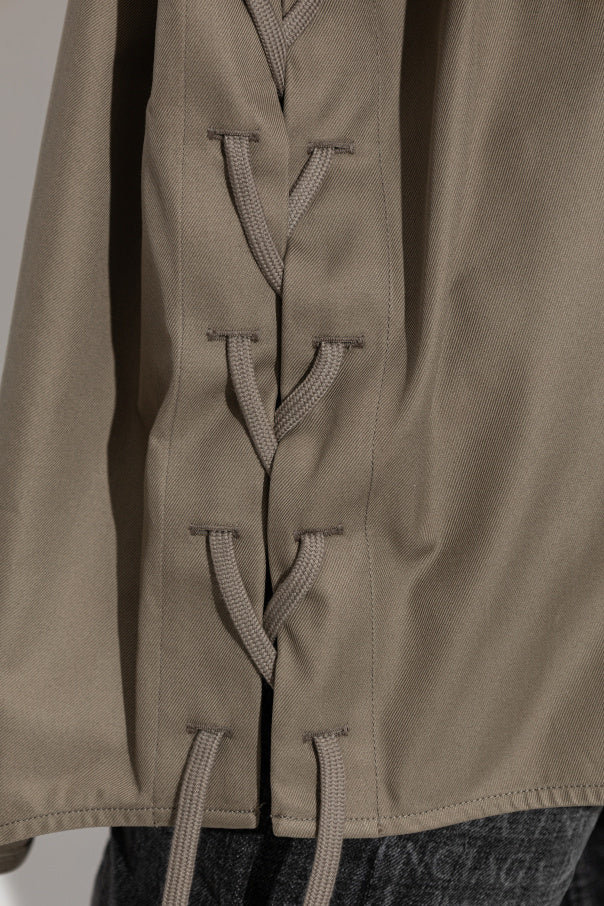 Balenciaga GREEN Oversized shirt 5