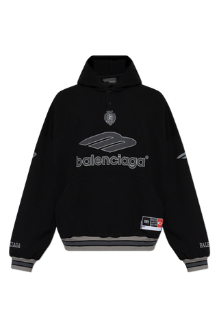 Balenciaga BLACK Sweatshirt with patches 1