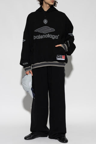 Balenciaga BLACK Sweatshirt with patches 2