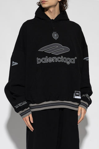 Balenciaga BLACK Sweatshirt with patches 3