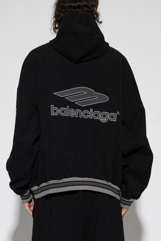 Balenciaga BLACK Sweatshirt with patches 4