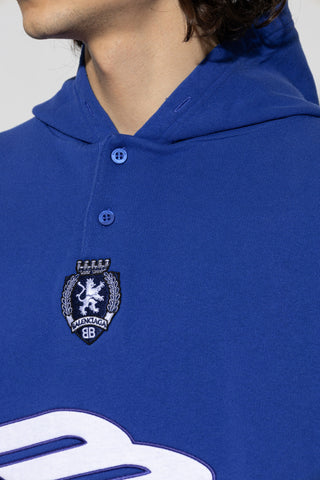 Balenciaga NAVY BLUE Sweatshirt with patches 5