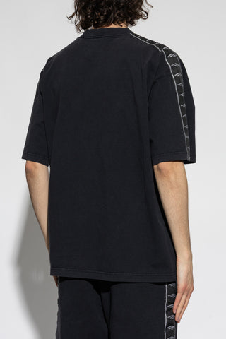 Balenciaga BLACK Oversized fit T-shirt 4