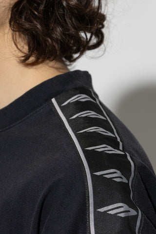 Balenciaga BLACK Oversized fit T-shirt 5