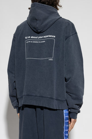 Balenciaga NAVY BLUE Sweatshirt with print 4