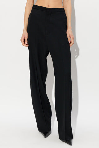 Balenciaga BLACK Straight-leg wool trousers 3