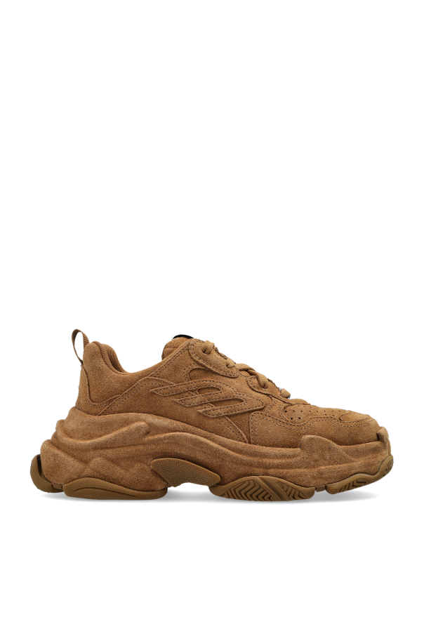Balenciaga BROWN ‘Triple S’ sports shoes 1