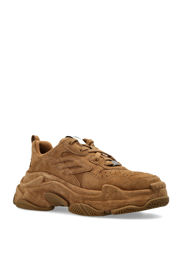 Balenciaga BROWN ‘Triple S’ sports shoes 4