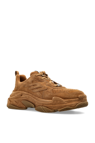 Balenciaga BROWN 'Triple S' sports shoes 4