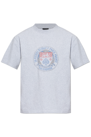 Balenciaga GREY T-shirt with print 1