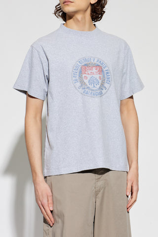 Balenciaga GREY T-shirt with print 3