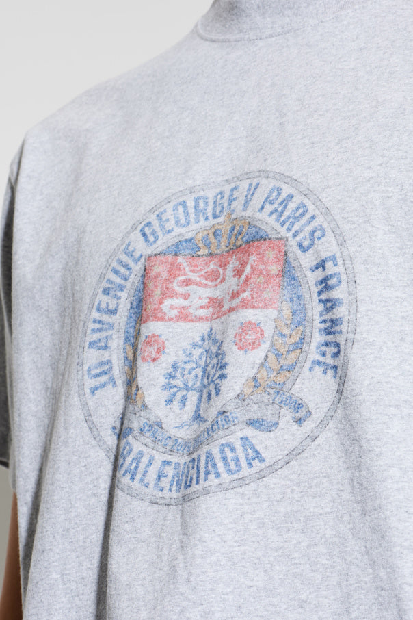 Balenciaga GREY T-shirt with print 5