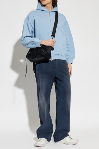 Balenciaga BLUE Sweatshirt with embroidered logo 2