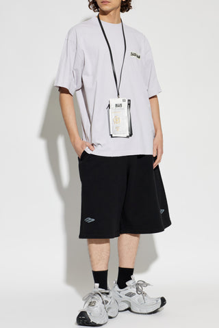 Balenciaga GREY T-shirt with a vintage effect 2