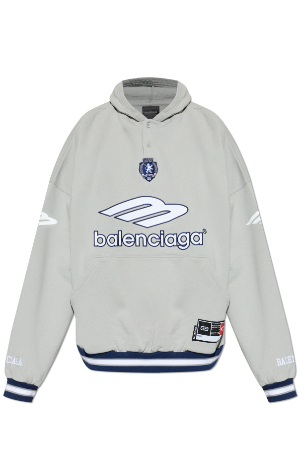Balenciaga GREY Oversized sweatshirt 1