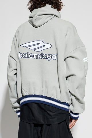 Balenciaga GREY Oversized sweatshirt 4