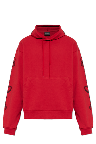 Balenciaga RED Sweatshirt with logo 1