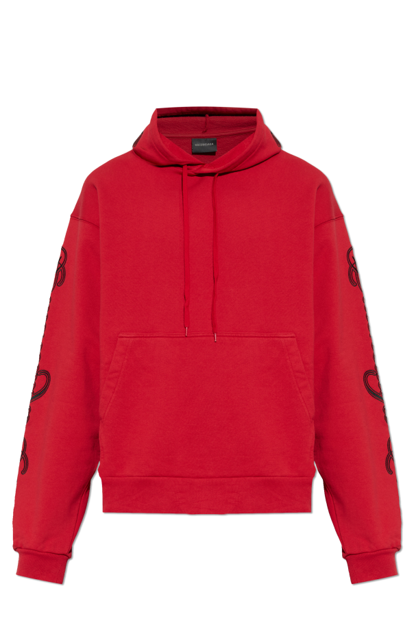 Balenciaga RED Sweatshirt with logo 1
