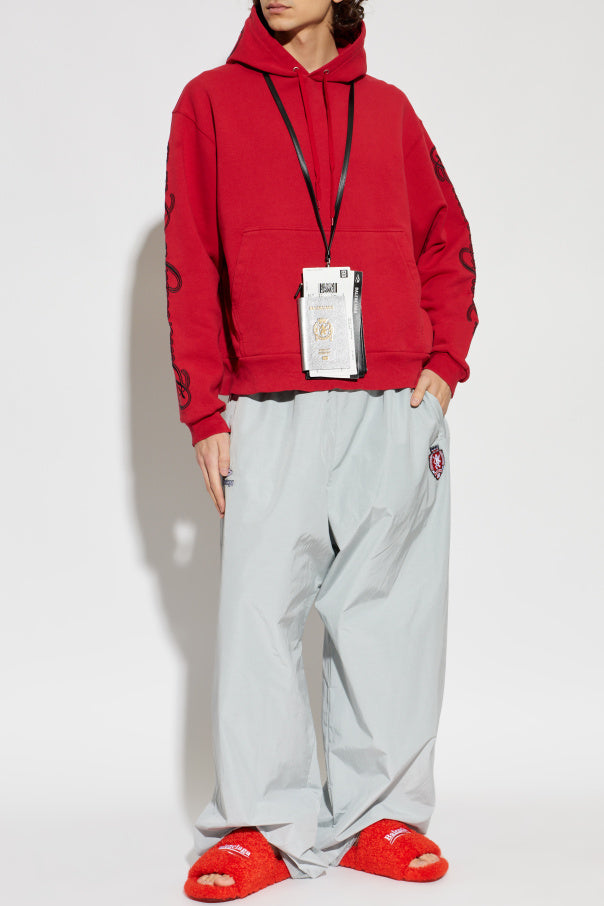 Balenciaga RED Sweatshirt with logo 2