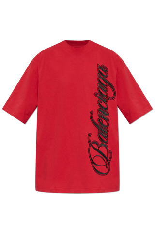 Balenciaga RED T-shirt with logo 1